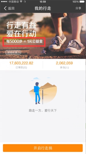 支付宝捐步有什么好处