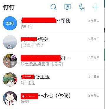 钉钉密聊功能