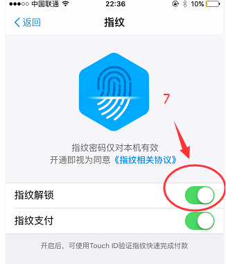 指纹解锁