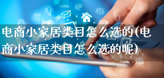 电商小家居类目怎么选的(电商小家居类目怎么选的呢)_https://www.qujiang-marathon.com_市场推广_第1张
