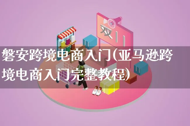 磐安跨境电商入门(亚马逊跨境电商入门完整教程)_https://www.qujiang-marathon.com_市场推广_第1张