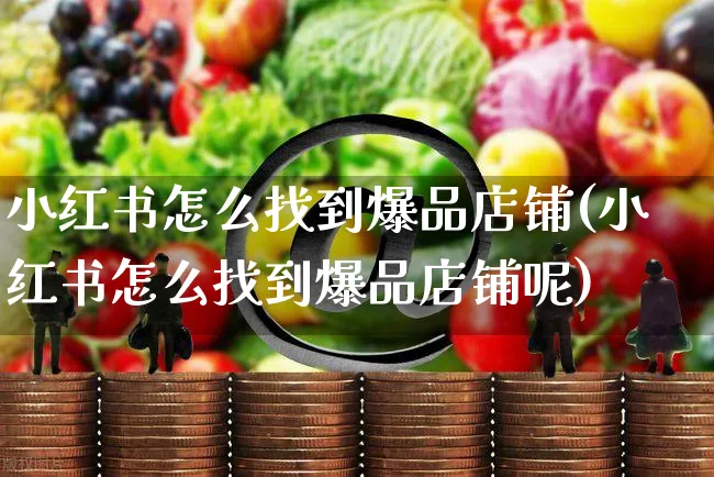 小红书怎么找到爆品店铺(小红书怎么找到爆品店铺呢)_https://www.czttao.com_小红书_第1张