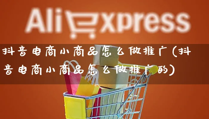 抖音电商小商品怎么做推广(抖音电商小商品怎么做推广的)_https://www.czttao.com_电商运营_第1张