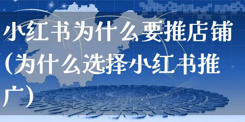 小红书为什么要推店铺(为什么选择小红书推广)_https://www.czttao.com_小红书_第1张