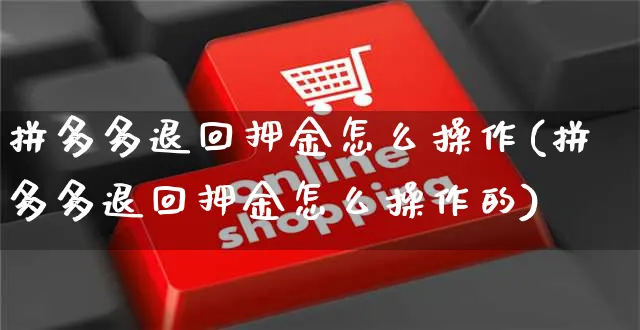 拼多多退回押金怎么操作(拼多多退回押金怎么操作的)_https://www.czttao.com_拼多多电商_第1张