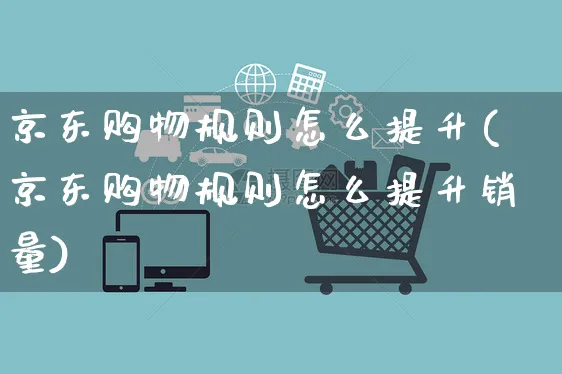 京东购物规则怎么提升(京东购物规则怎么提升销量)_https://www.czttao.com_京东电商_第1张