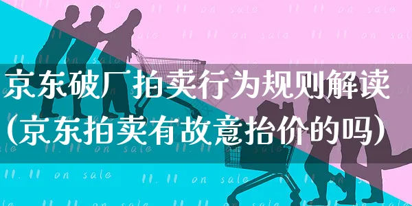 京东破厂拍卖行为规则解读(京东拍卖有故意抬价的吗)_https://www.czttao.com_京东电商_第1张