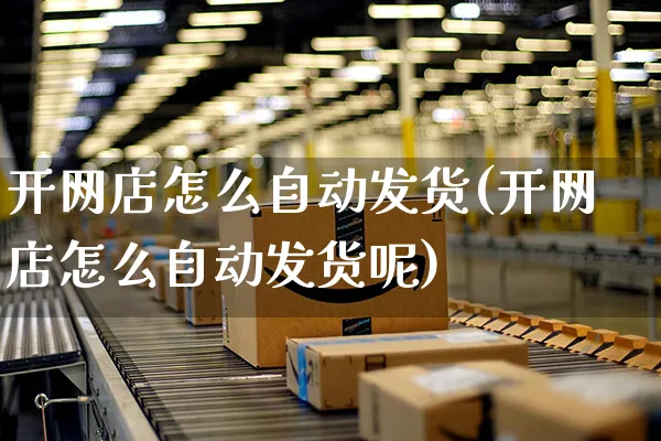 开网店怎么自动发货(开网店怎么自动发货呢)_https://www.czttao.com_店铺规则_第1张