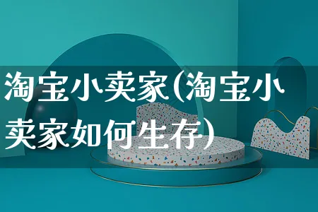 淘宝小卖家(淘宝小卖家如何生存)_https://www.czttao.com_视频/直播带货_第1张