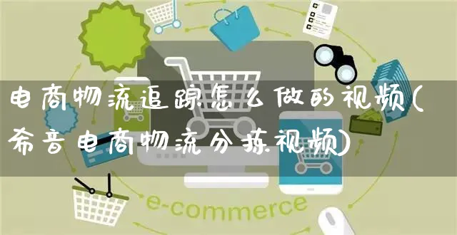 电商物流追踪怎么做的视频(希音电商物流分拣视频)_https://www.czttao.com_店铺装修_第1张