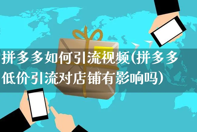 拼多多如何引流视频(拼多多低价引流对店铺有影响吗)_https://www.czttao.com_拼多多电商_第1张