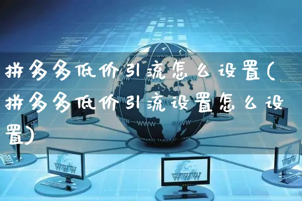 拼多多低价引流怎么设置(拼多多低价引流设置怎么设置)_https://www.czttao.com_拼多多电商_第1张