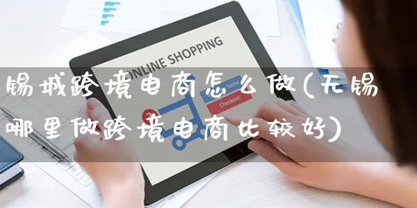 锡城跨境电商怎么做(无锡哪里做跨境电商比较好)_https://www.czttao.com_电商运营_第1张