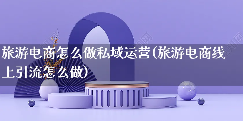 旅游电商怎么做私域运营(旅游电商线上引流怎么做)_https://www.czttao.com_电商运营_第1张