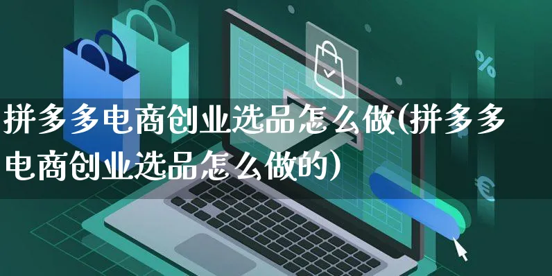 拼多多电商创业选品怎么做(拼多多电商创业选品怎么做的)_https://www.czttao.com_抖音小店_第1张