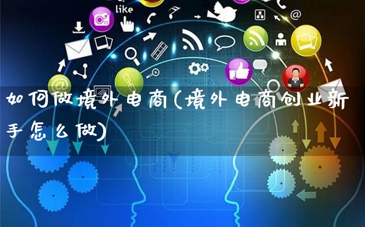 如何做境外电商(境外电商创业新手怎么做)_https://www.czttao.com_京东电商_第1张