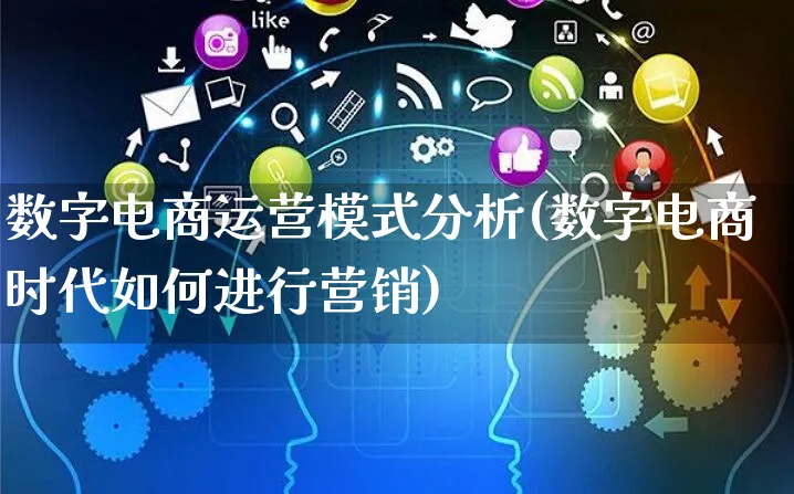 数字电商运营模式分析(数字电商时代如何进行营销)_https://www.czttao.com_店铺规则_第1张