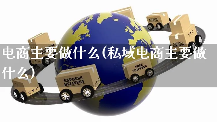 电商主要做什么(私域电商主要做什么)_https://www.czttao.com_开店技巧_第1张