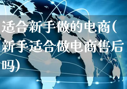 适合新手做的电商(新手适合做电商售后吗)_https://www.czttao.com_亚马逊电商_第1张